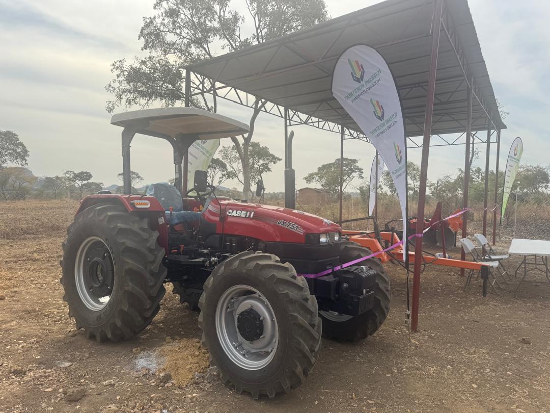 Case IH tractor supporting the mechanisation programme at Kashao Farm in Mashonaland West